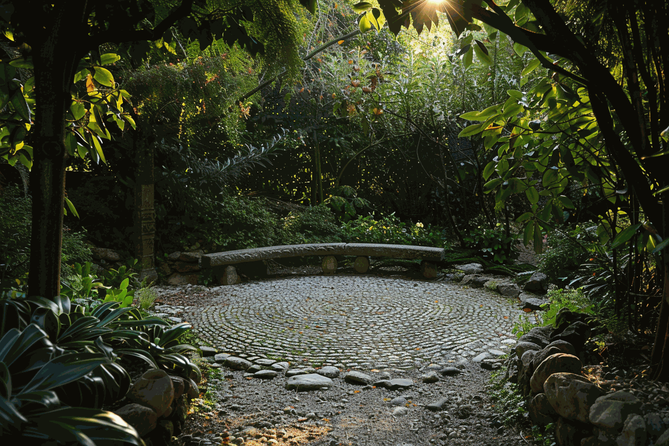 A quiet nature-inspired space for reflection